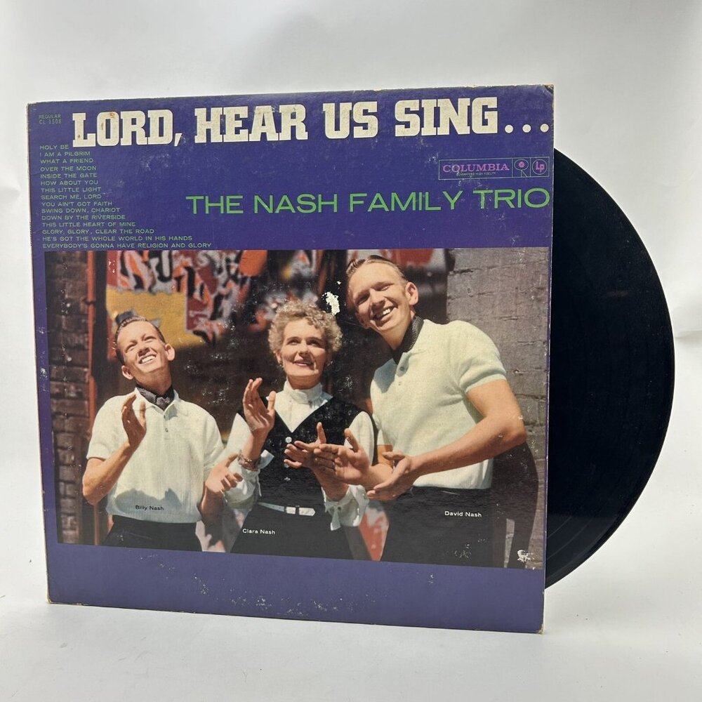 The Nash Family Trio Lord Hear Us Sing LP gospel